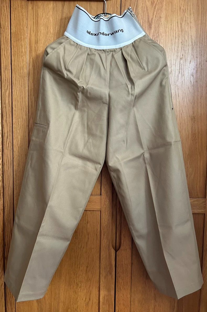 Alexander Wang Women's Logo High-Waist Trousers