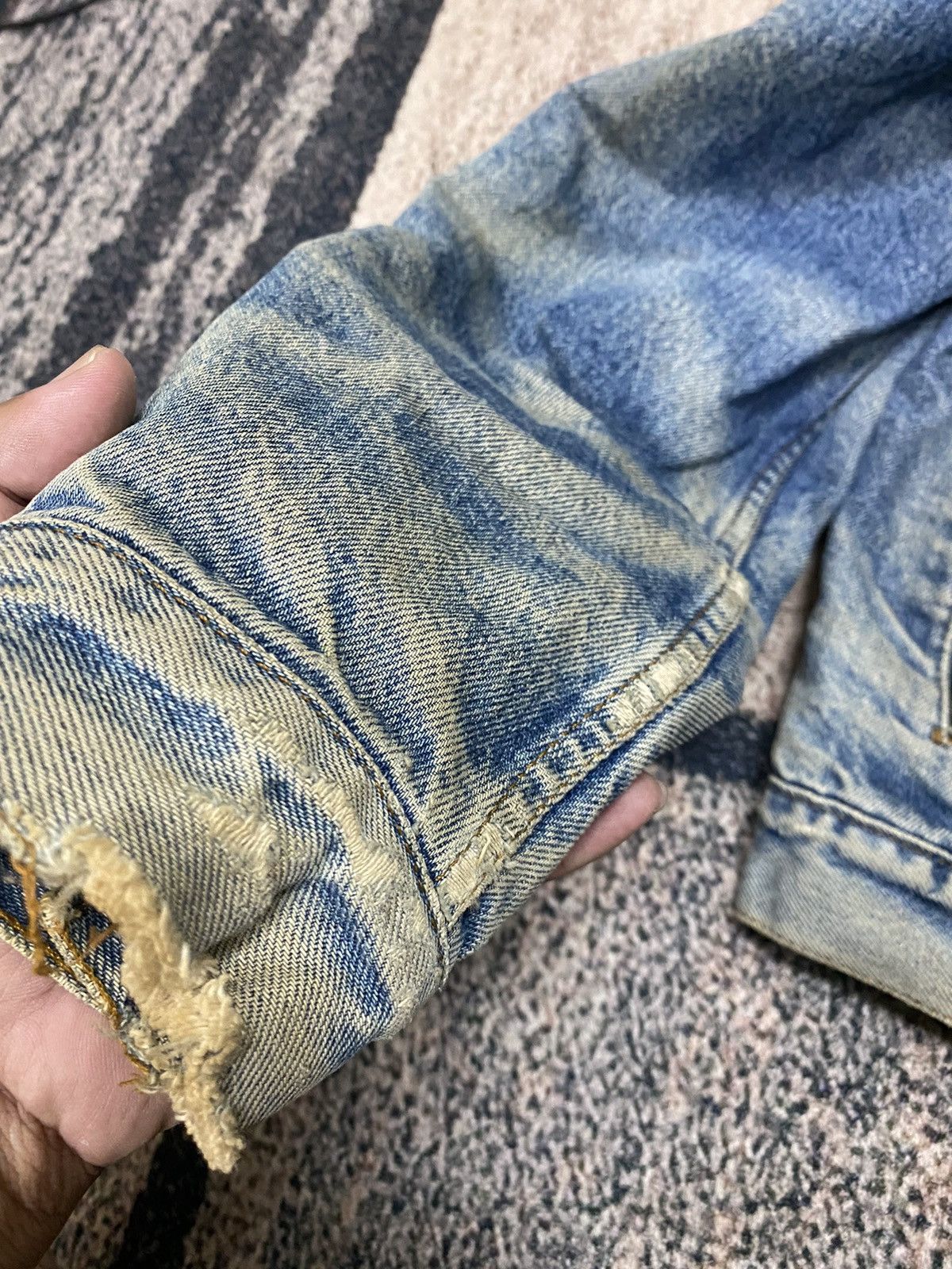 Levi's Vintage Clothing Vintage 80s Levi’s Sherpa Trucker Distressed Jacket Size US M / EU 48-50 / 2 - 12 Thumbnail