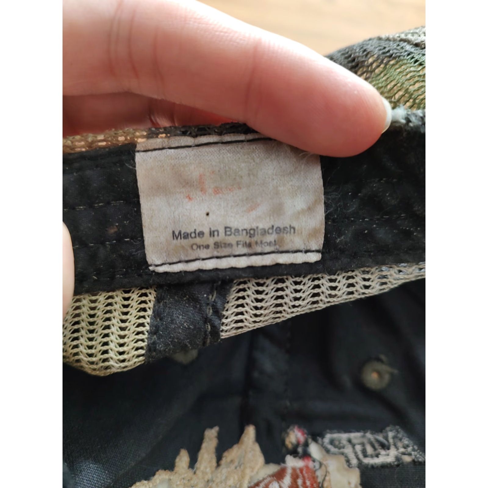 Vintage VINTAGE AGP Farming Hat Cap Stapback Pheasant Farm Camouflage Mossy Oak Breakup Trucker Hat Unisex Adults One Size Camouflage USA Hunting Canvas Size ONE SIZE - 6 Thumbnail