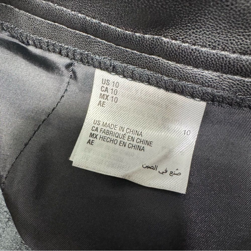 I.N.C INC International Concepts Pleated Faux Leather Pants Size Size 32" / US 10 / IT 46 - 7 Thumbnail