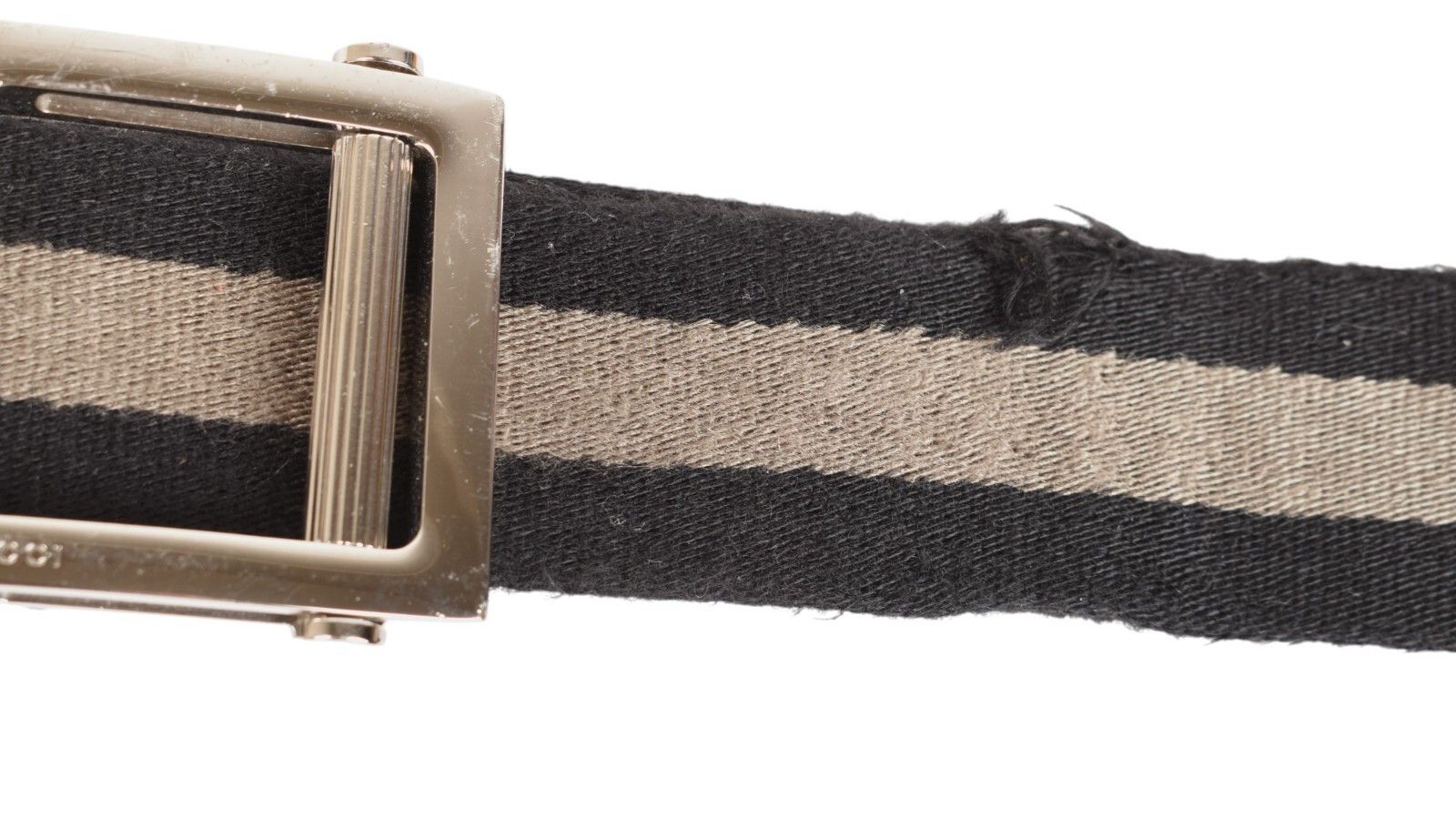 Gucci Gucci Men Belt Adjustable Striped Size 95/Medium, S1432 Size 38 - 5 Thumbnail