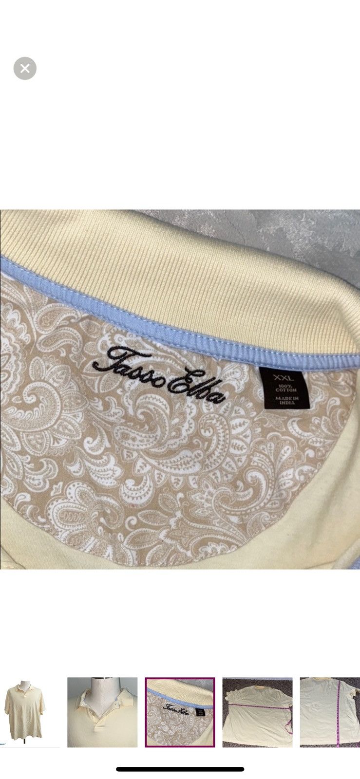 Tasso Elba Tasso Elba xxl yellow polo shirt Size US XXL / EU 58 / 5 - 5 Thumbnail