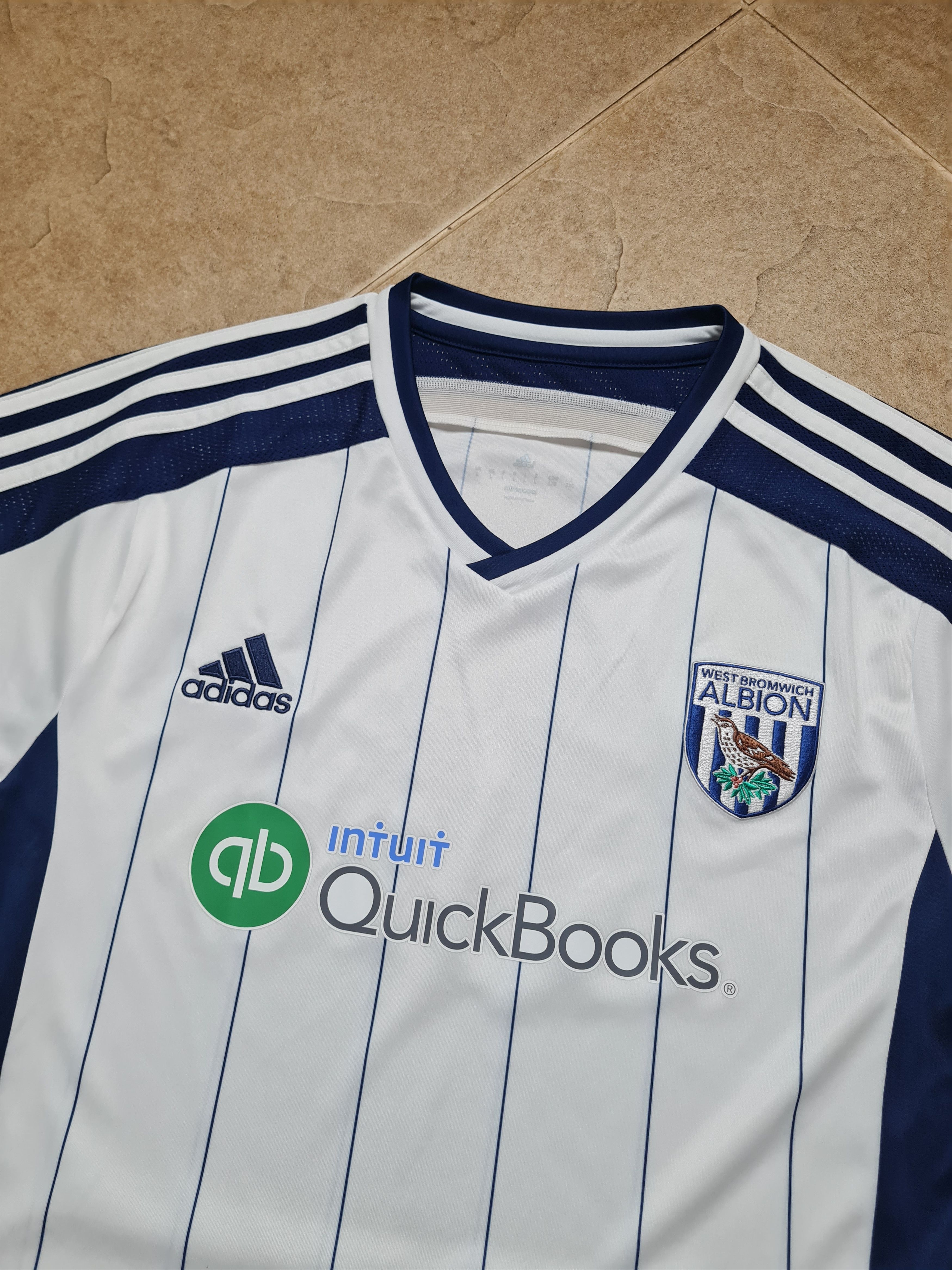 Adidas Jersey Adidas West Bromwich Albion WBA 2014-15 Soccer Shirt Size US L / EU 52-54 / 3 - 4 Thumbnail