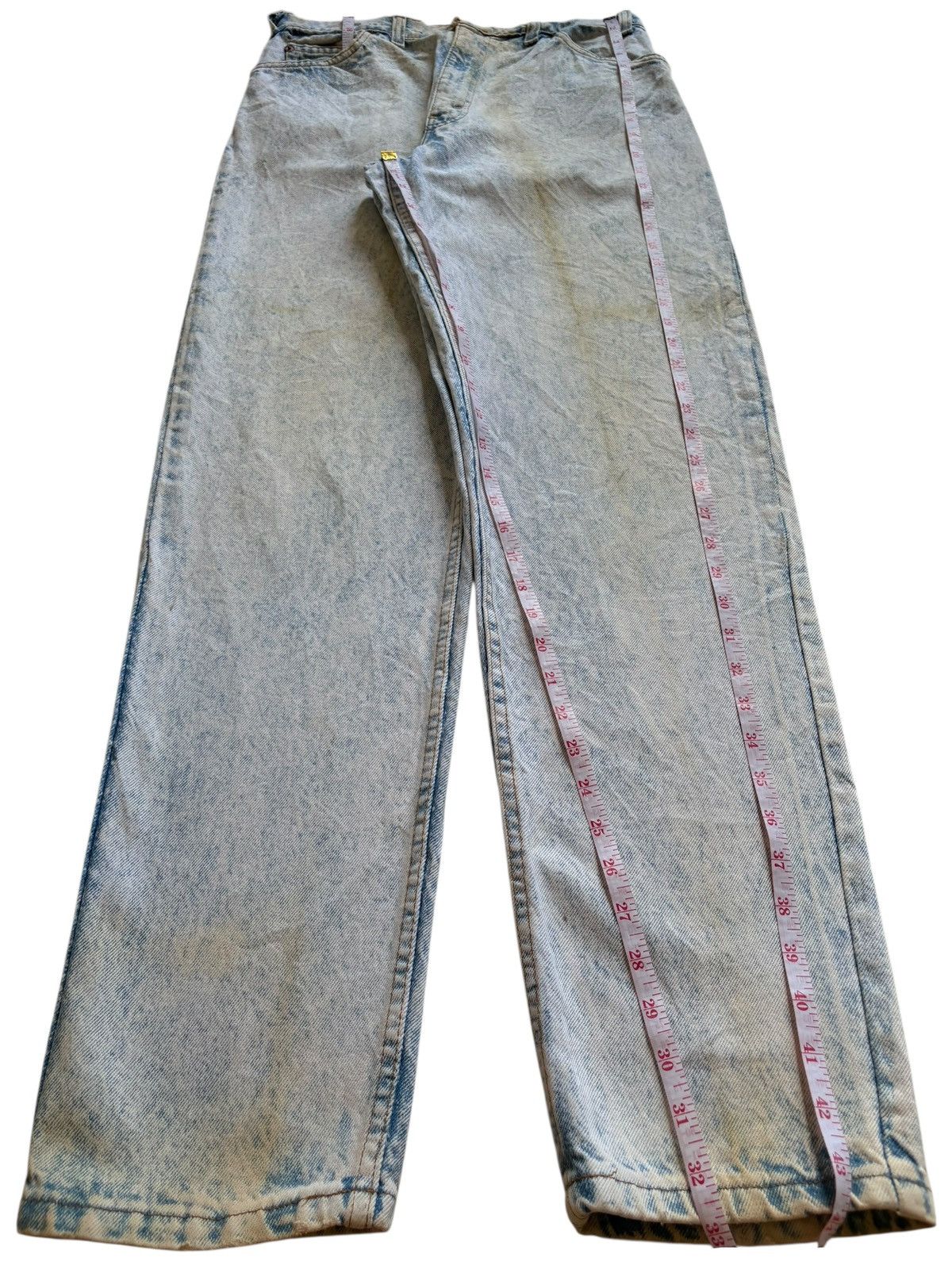 Levi's Vintage 90s Levis 661 Orange Tab Bleached Jeans Size US 32 / EU 48 - 14 Thumbnail