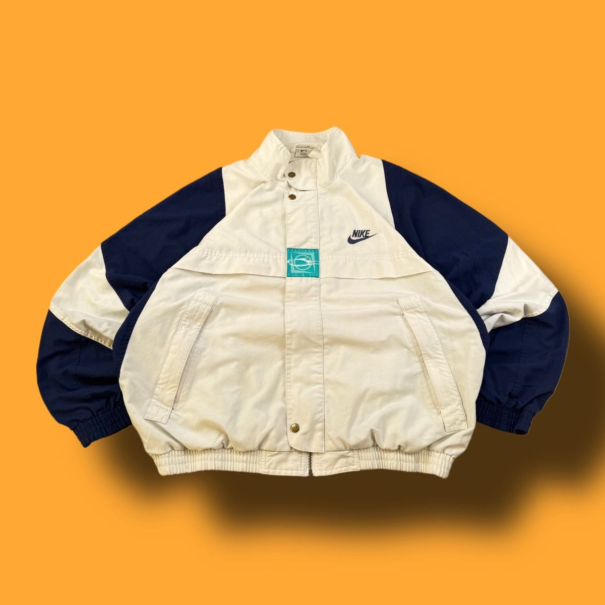 Nike × Nike ACG NIKE CHALLENGE VINTAGE DOUBLE LOGO OVERSIZE LIGHT JACKET Size US L / EU 52-54 / 3 - 3 Thumbnail