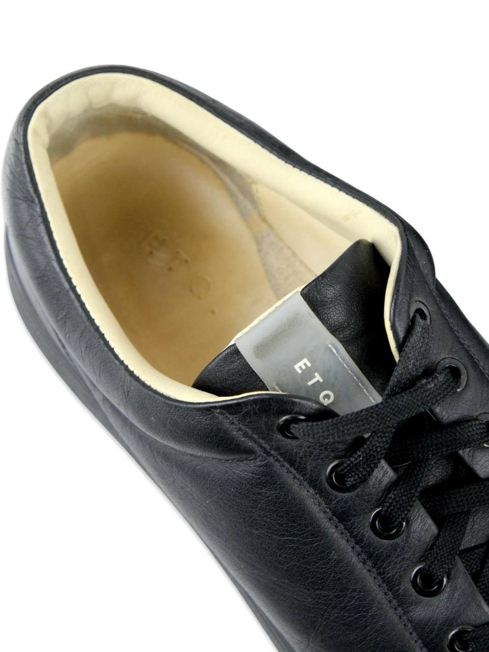 Etq ETQ Black leather sneakers Size US 11 / EU 44 - 2 Thumbnail