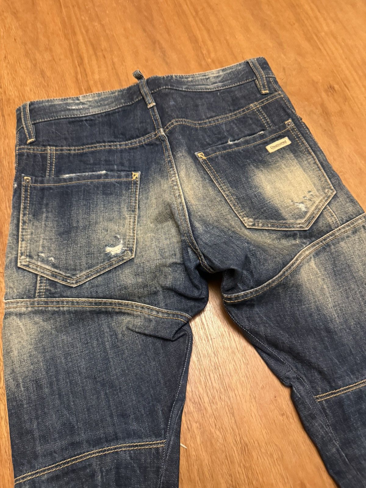 Dsquared2 Dsquared cropped denim, jean Japanese distressing Size US 31 - 9 Thumbnail