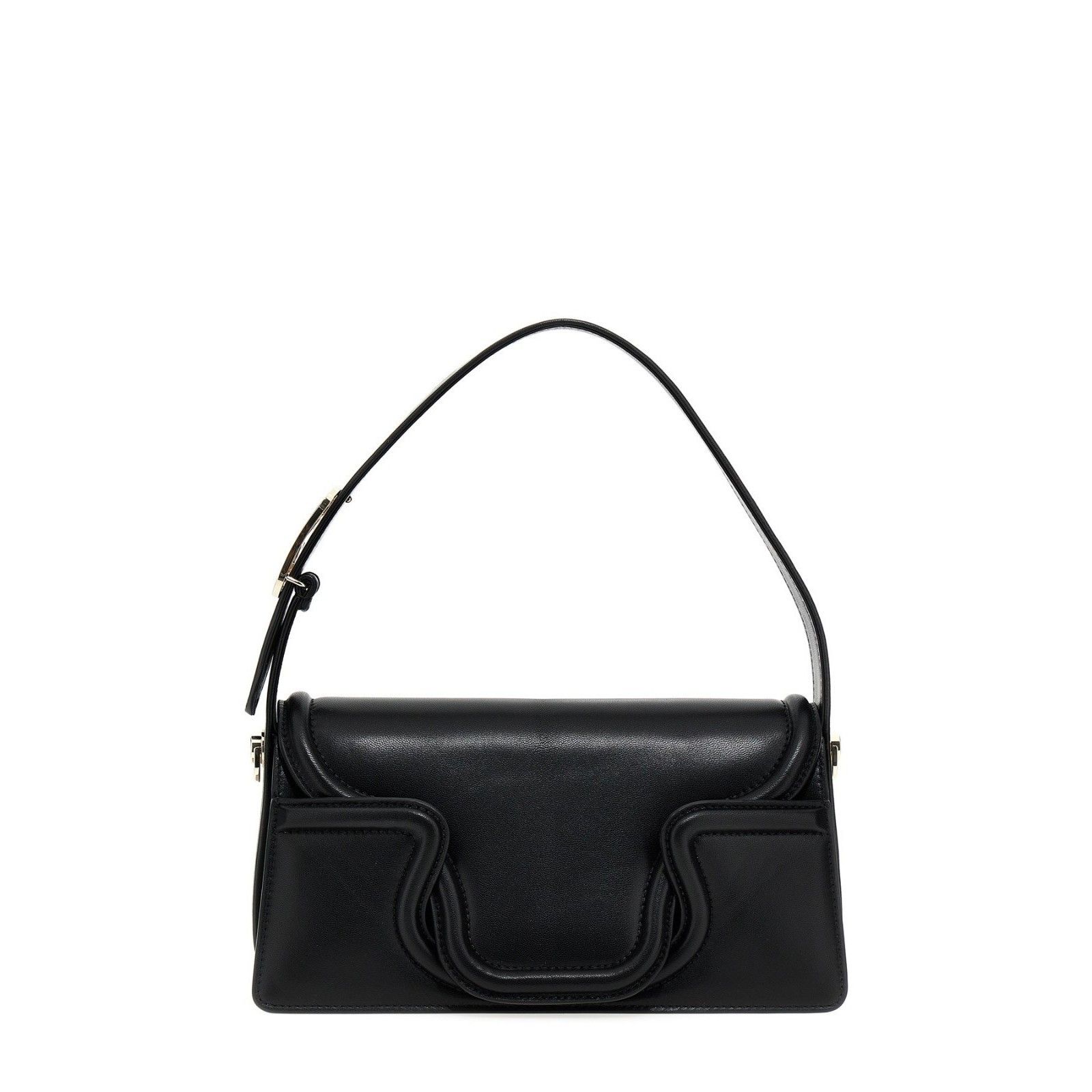 Valentino VALENTINO GARAVANI Le Grand Deuxieme Black Leather Shoulder Size ONE SIZE - 1 Thumbnail