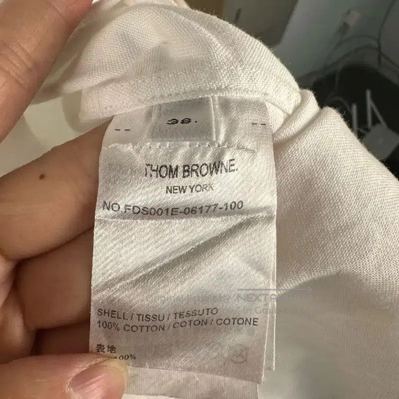 Thom Browne Thom Browne White Cotton Shirt for Women . Size M / US 6-8 / IT 42-44 - 6 Thumbnail