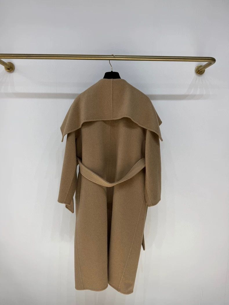 Max Mara max mara Large lapel 100% cashmere water ripple coat Size S / US 4 / IT 40 - 4 Thumbnail