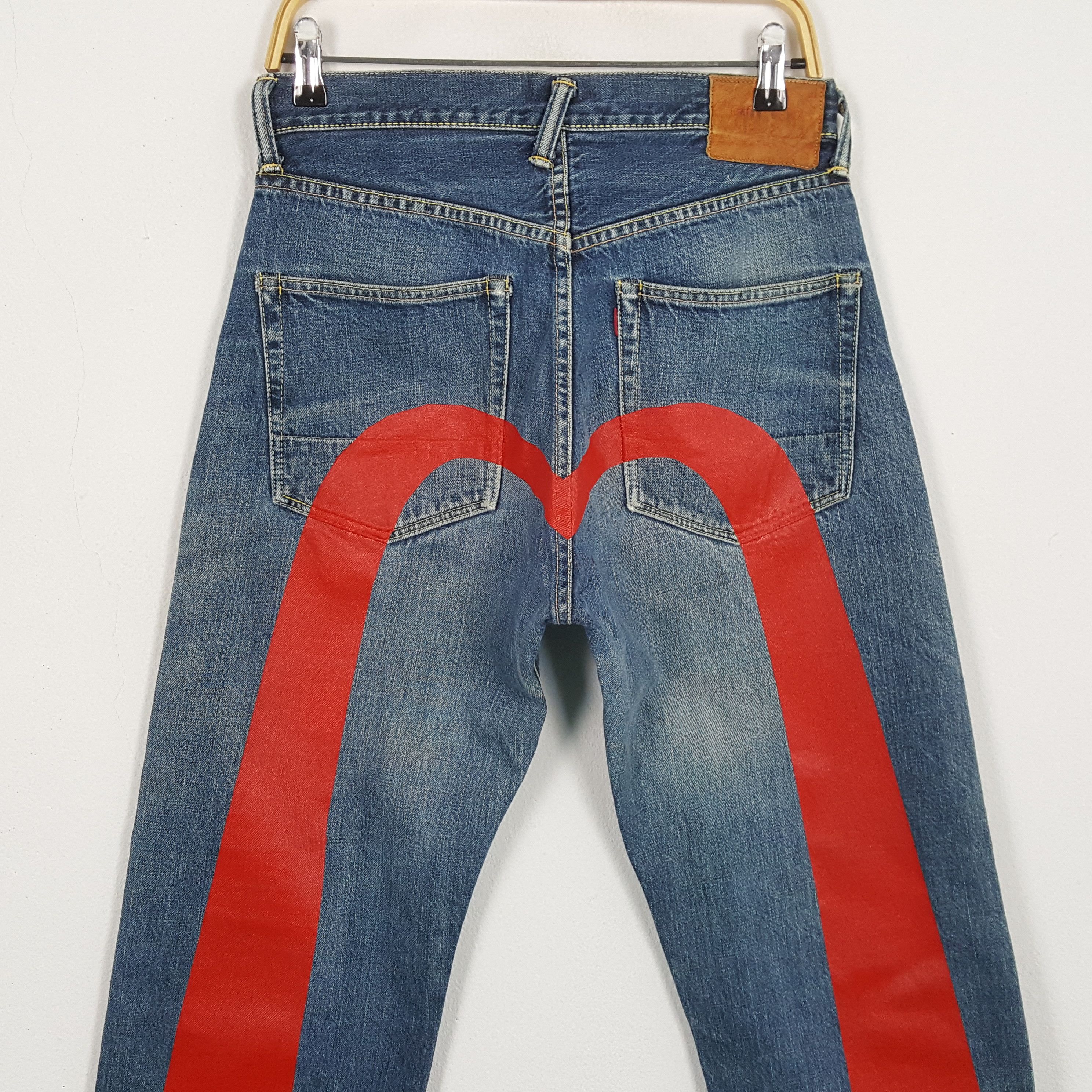 Evisu × Japanese Brand × Vintage Vintage EVISU Japanese Brand Daicock Custom Design Jeans Size US 29 - 2 Thumbnail