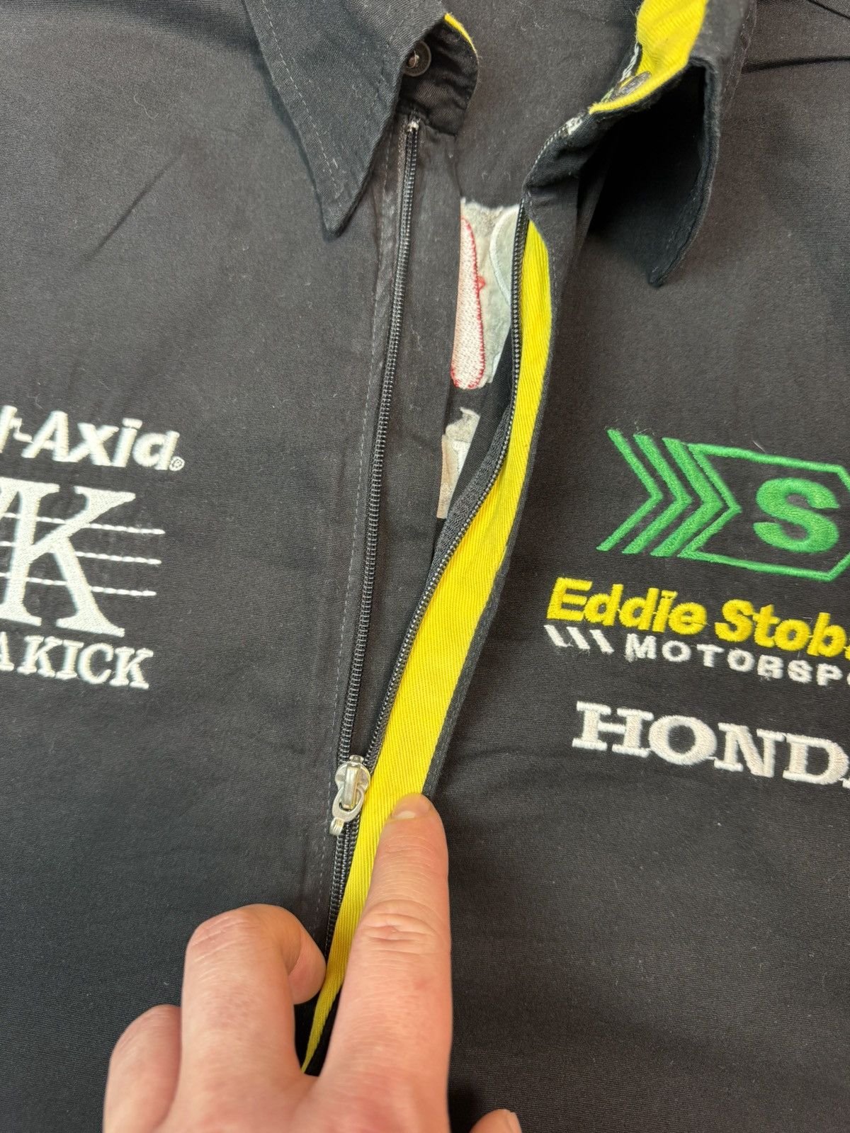 Honda 🥶VINTAGE HONDA WORK SHIRT ZIP UP Size US L / EU 52-54 / 3 - 8 Thumbnail