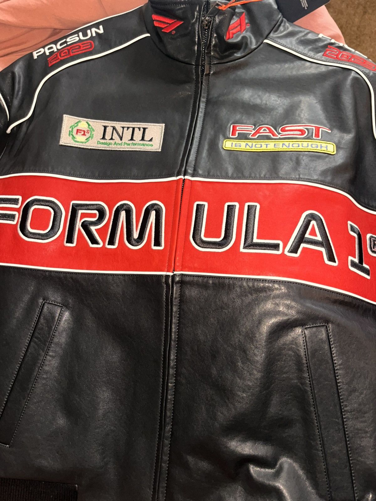 Formula 1 Formula 1 Leather Jacket “Pole Position” Size US S / EU 44-46 / 1 - 6 Thumbnail