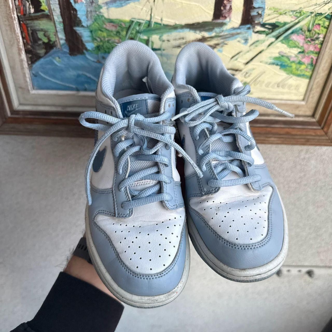 Nike Nike Dunk Womans Sneakers Blue Low Top Size US 6 / IT 36 - 3 Thumbnail