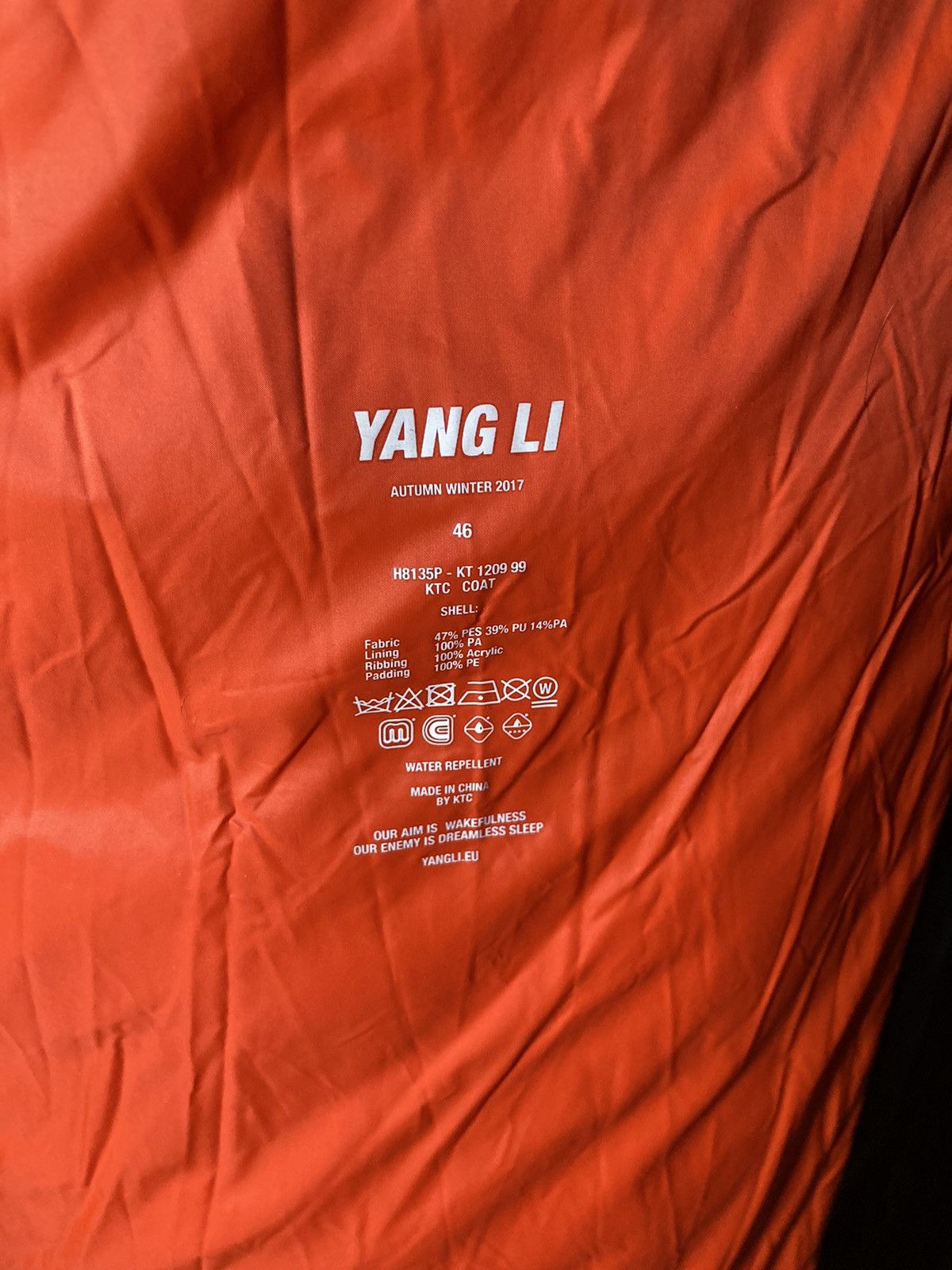 Yang Li Yang Li archival ‘graffiti’ puffer coat, Fall 2017 Size US L / EU 52-54 / 3 - 11 Thumbnail