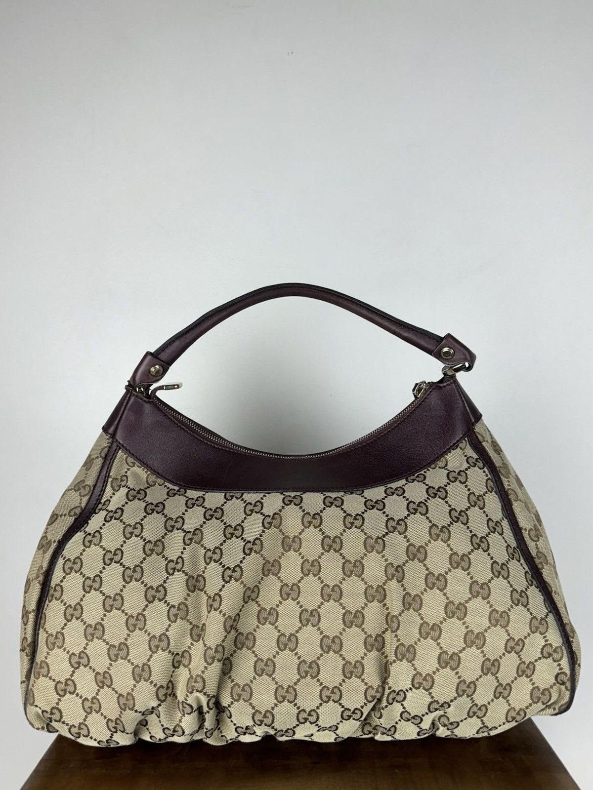 Gucci Leather shoulder bag Gucci Abbey monogram GG original item Size ONE SIZE - 2 Thumbnail