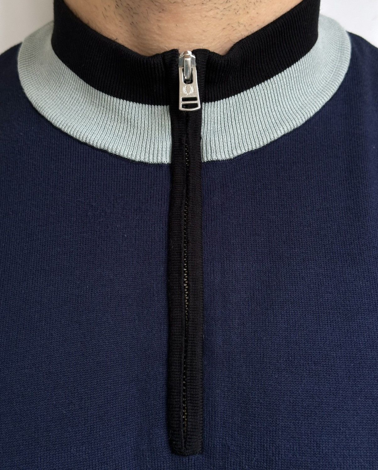 Fred Perry Fred Perry Sweater Pullover 1/4 Zip Long Sleeve Size 2XL Size US XXL / EU 58 / 5 - 3 Thumbnail