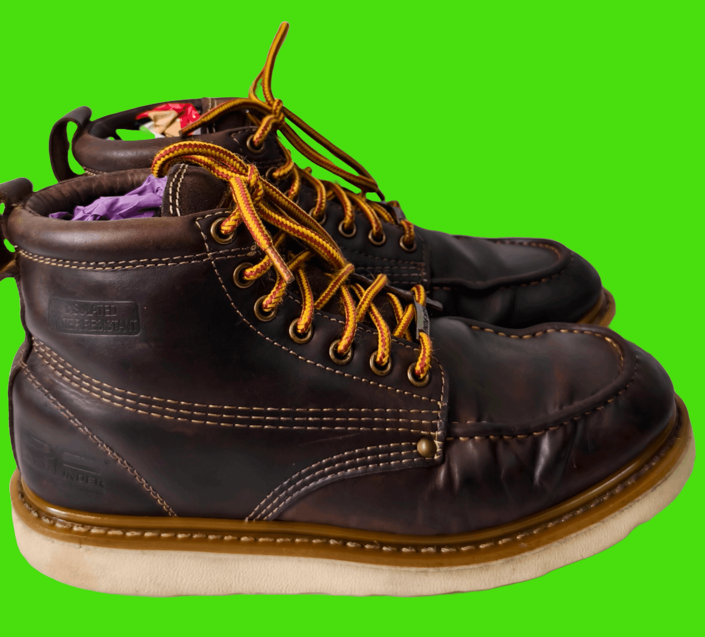 Other Path Finder Handmade Moc Toe Leather Goodyear Welt Shoe Size US 10 / EU 43 - 4 Thumbnail
