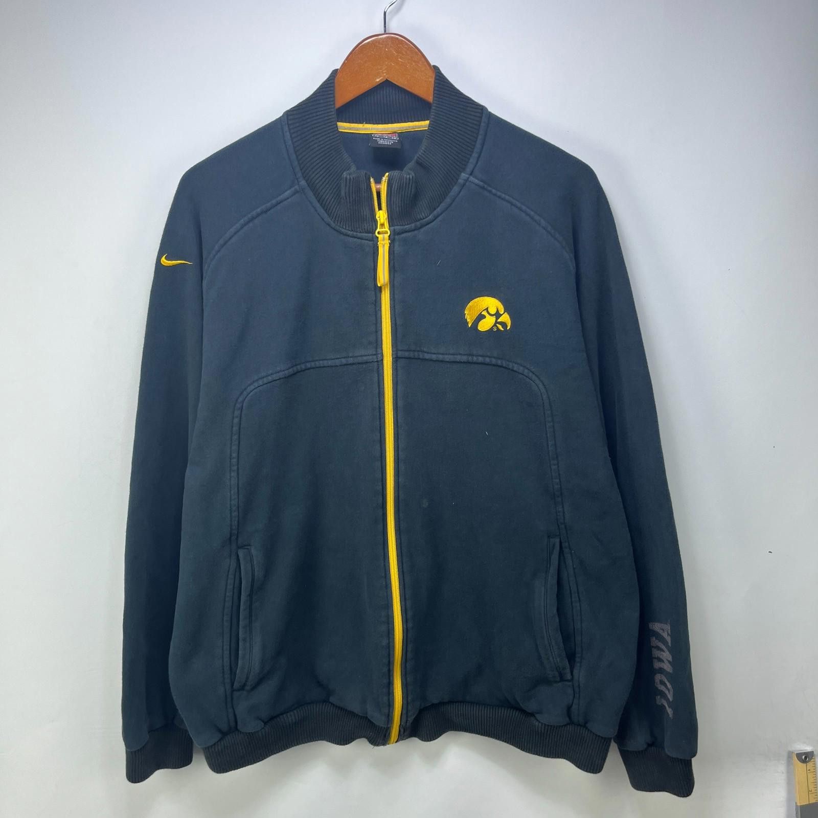 Nike Vintage Nike Iowa Hawkeyes Full Zip Sweatshirt XL Size ONE SIZE - 1 Thumbnail