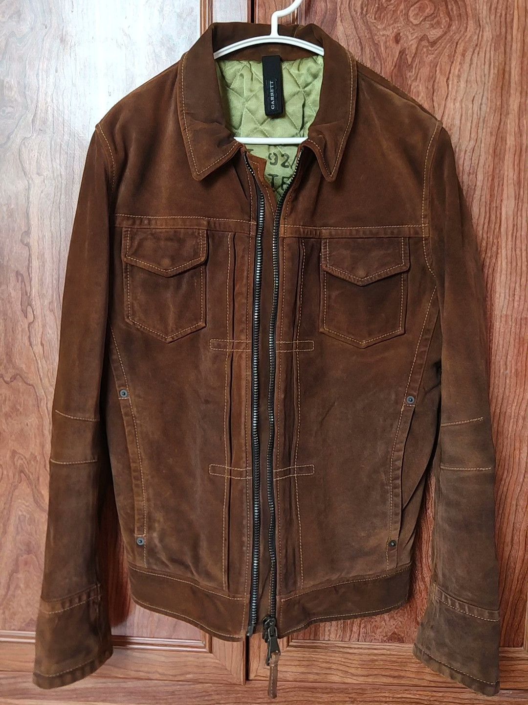 Garrett Leight Garrett G Series Calfskin Leather Jacket Size US S / EU 44-46 / 1 - 1 Thumbnail