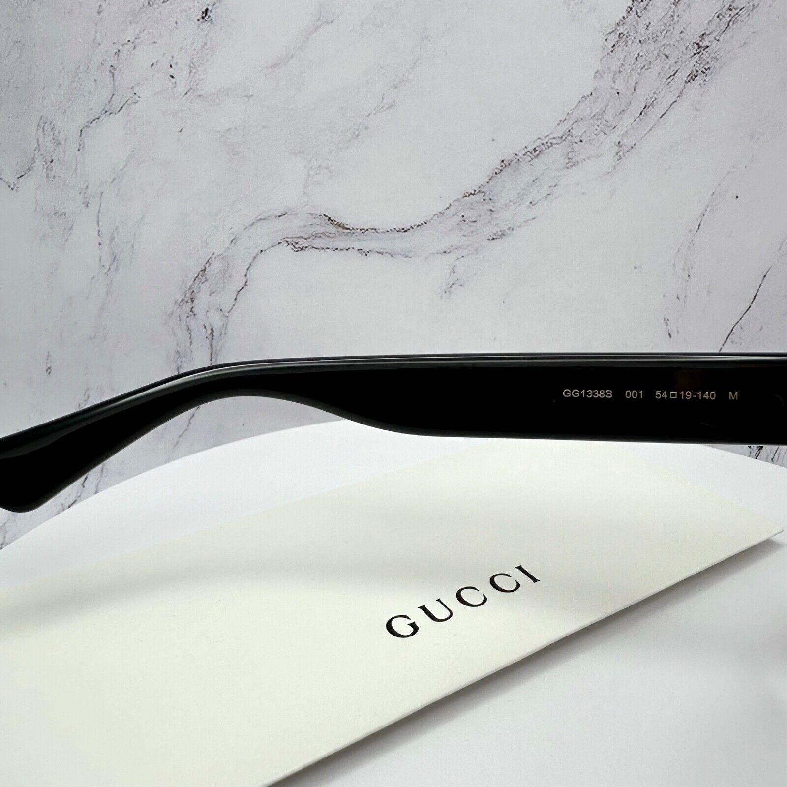 Gucci New Gucci Sunglasses Black Square Size ONE SIZE - 8 Thumbnail