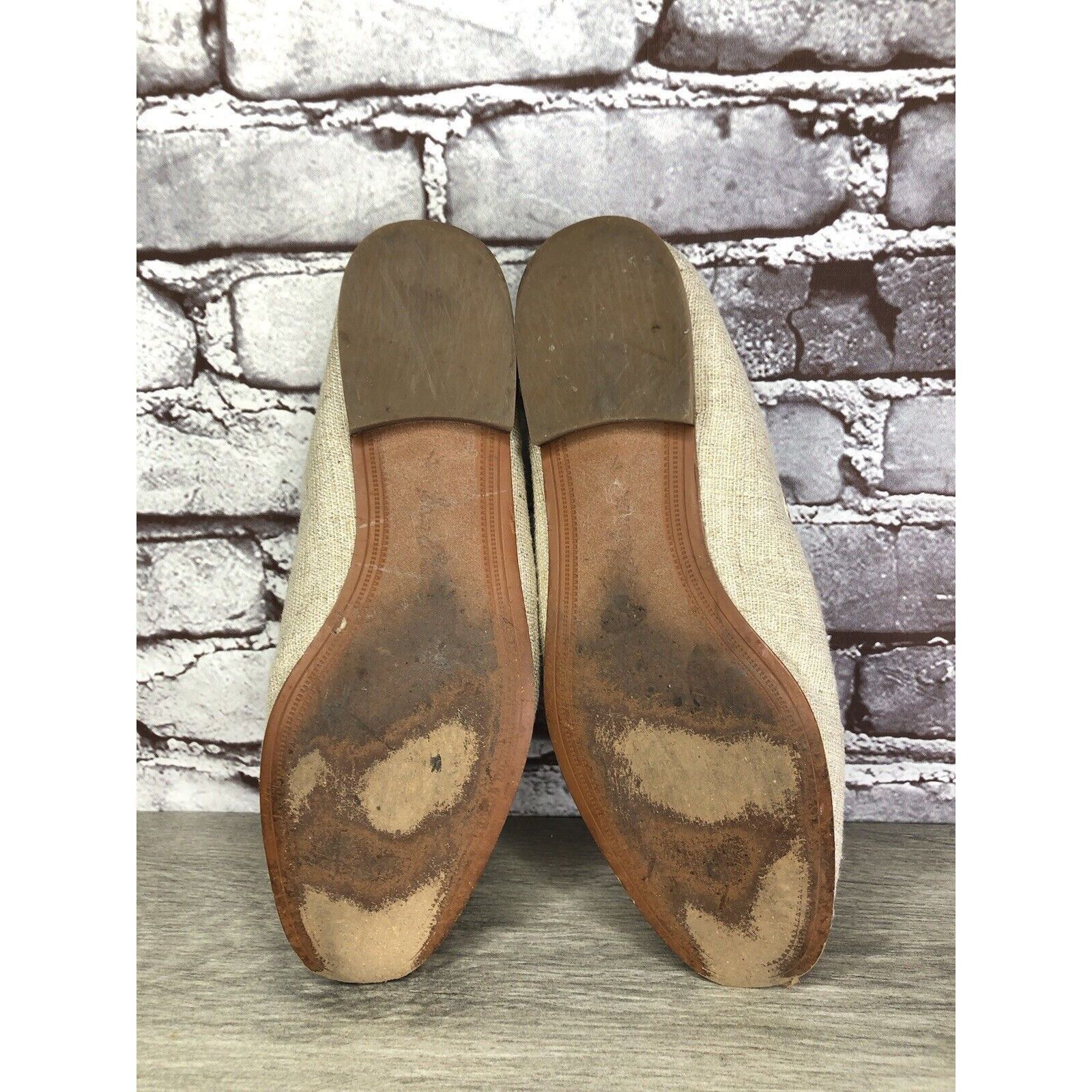 Sam Edelman Sam Edelman Lior Beige Leather Horsebit Almond Toe Slip On F Size US 7 / IT 37 - 7 Thumbnail