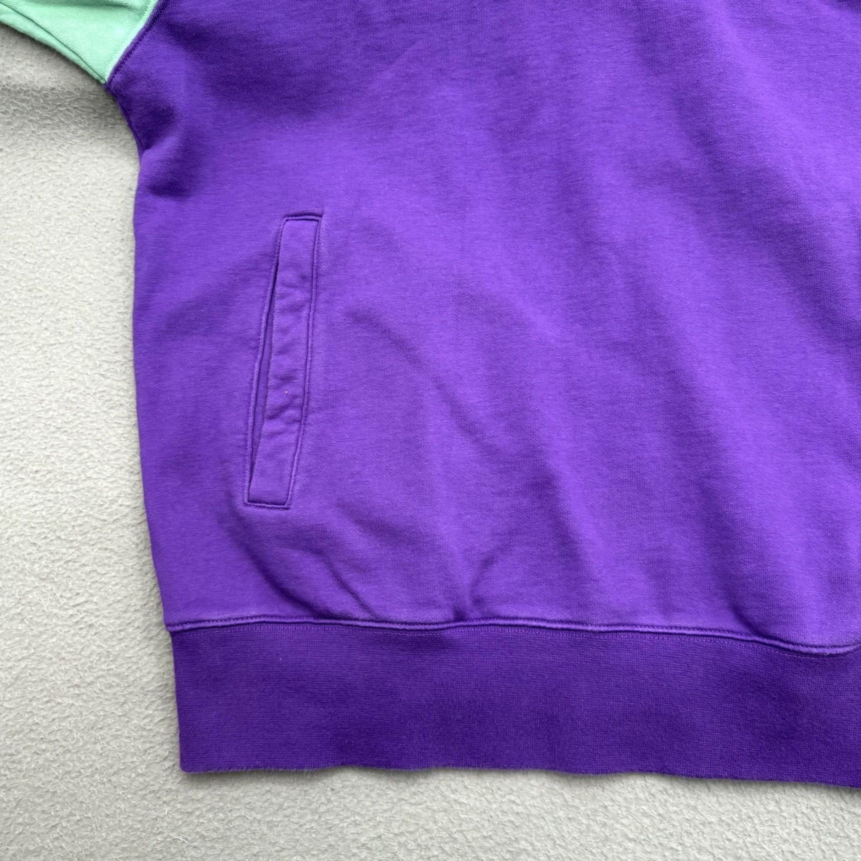 Teddy Fresh Teddy Fresh Hoodie Mens S Colorblock Raglan 100% Cotton Sweatshirt Size US S / EU 44-46 / 1 - 6 Thumbnail