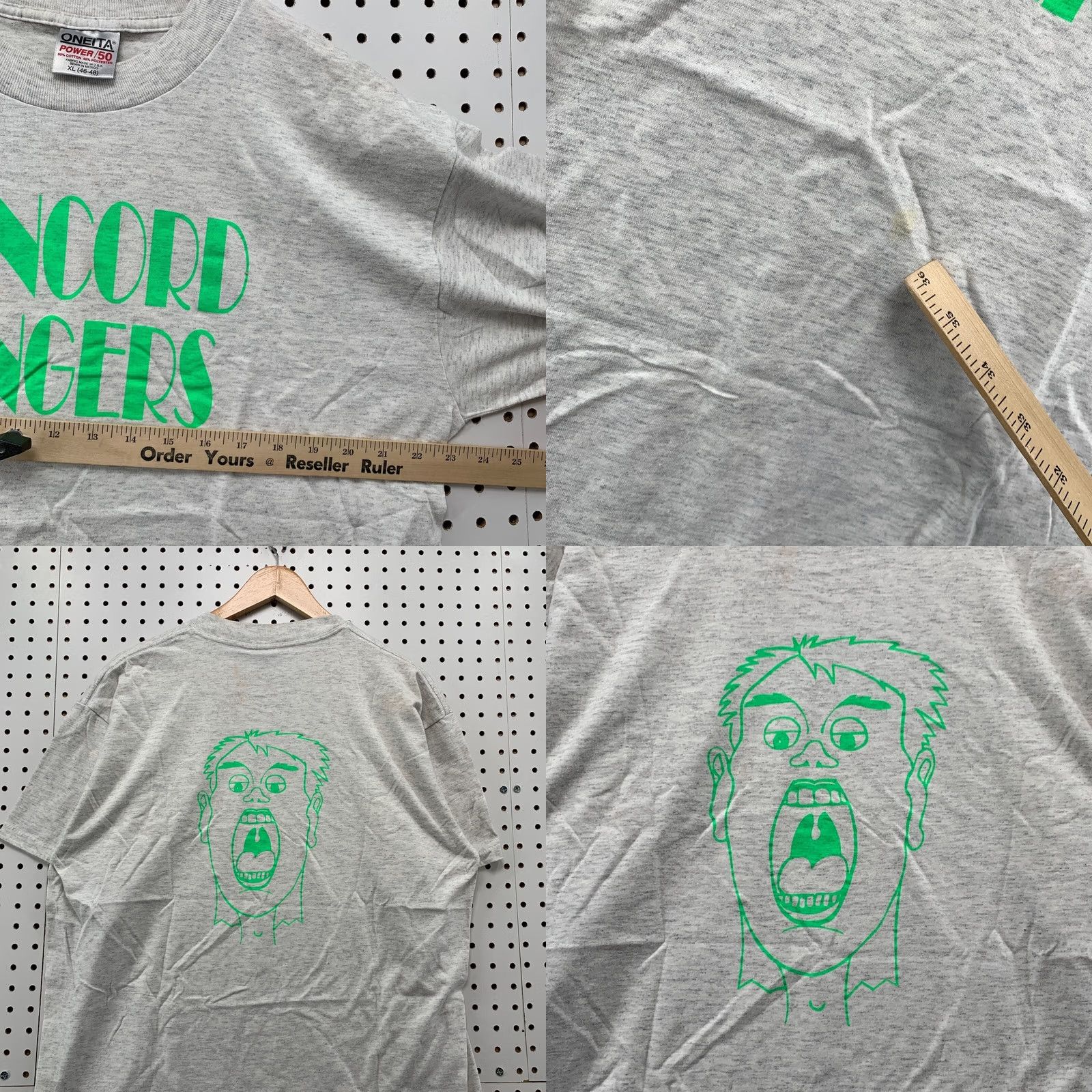 Vintage VINTAGE Concord Singers Shirt Gray XL Short Sleeve Mens 90s Music T-Shirt Size US XL / EU 56 / 4 - 9 Thumbnail