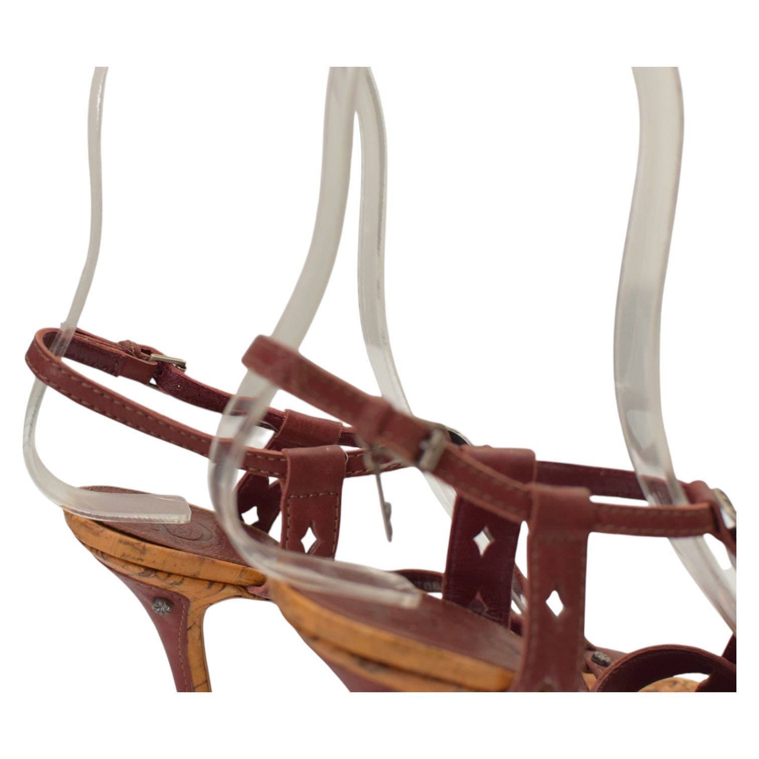 Dior Christian Dior Brown Leather Strappy Sandals 39 Size US 9 / IT 39 - 8 Thumbnail