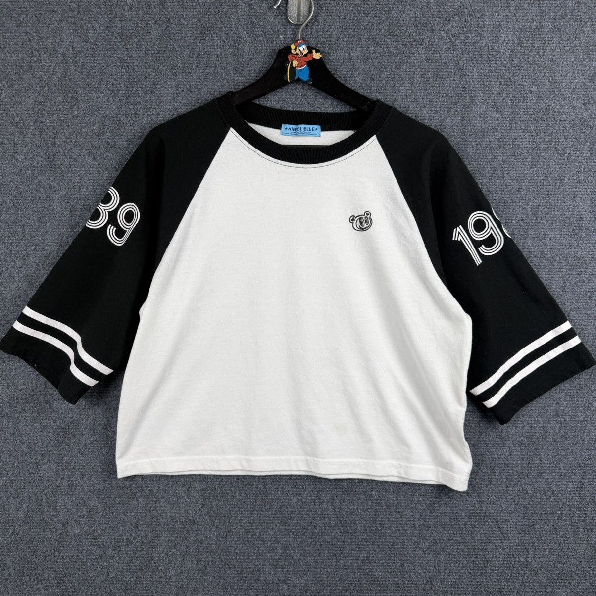 Angel Blue Vintage Angel Blue Raglan Cropped Graphic Tee Size US M / EU 48-50 / 2 - 1 Thumbnail