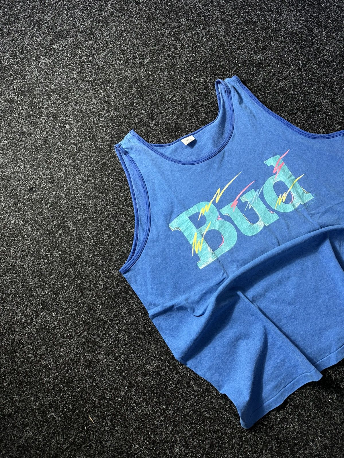 Budweiser × Vintage 🚨1991 Vintage Budweiser Beer T Shirt Coors Corona Carlsberg Size US XL / EU 56 / 4 - 2 Thumbnail