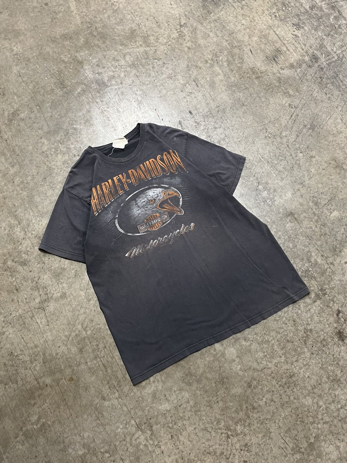 Harley Davidson × Vintage Harley Davidson vintage sun faded graphic tee hype rare Size US XL / EU 56 / 4 - 2 Thumbnail
