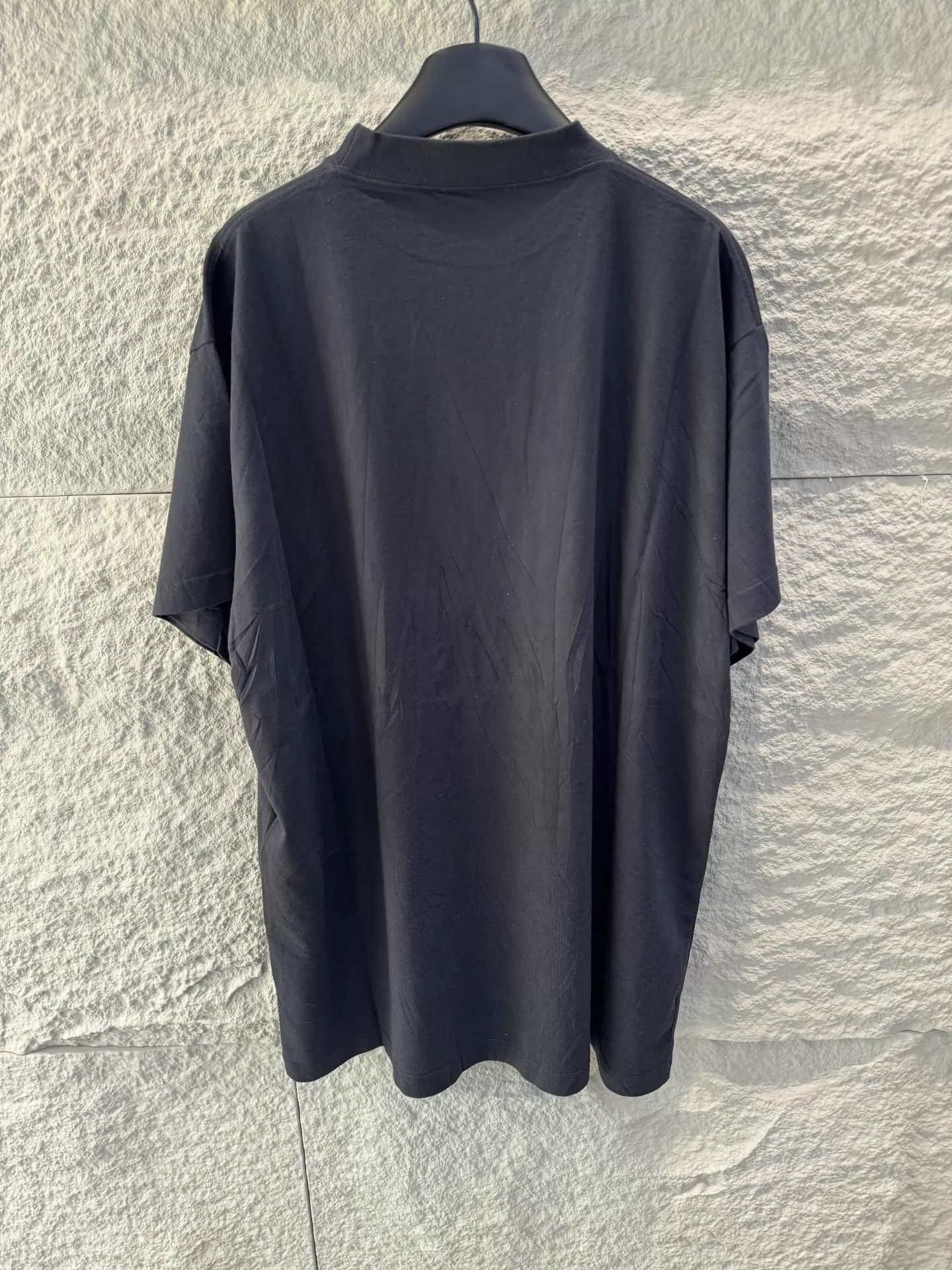 Balenciaga Balenciaga SS24 Keep Calm Black Short Sleeve Tee Size US S / EU 44-46 / 1 - 3 Thumbnail
