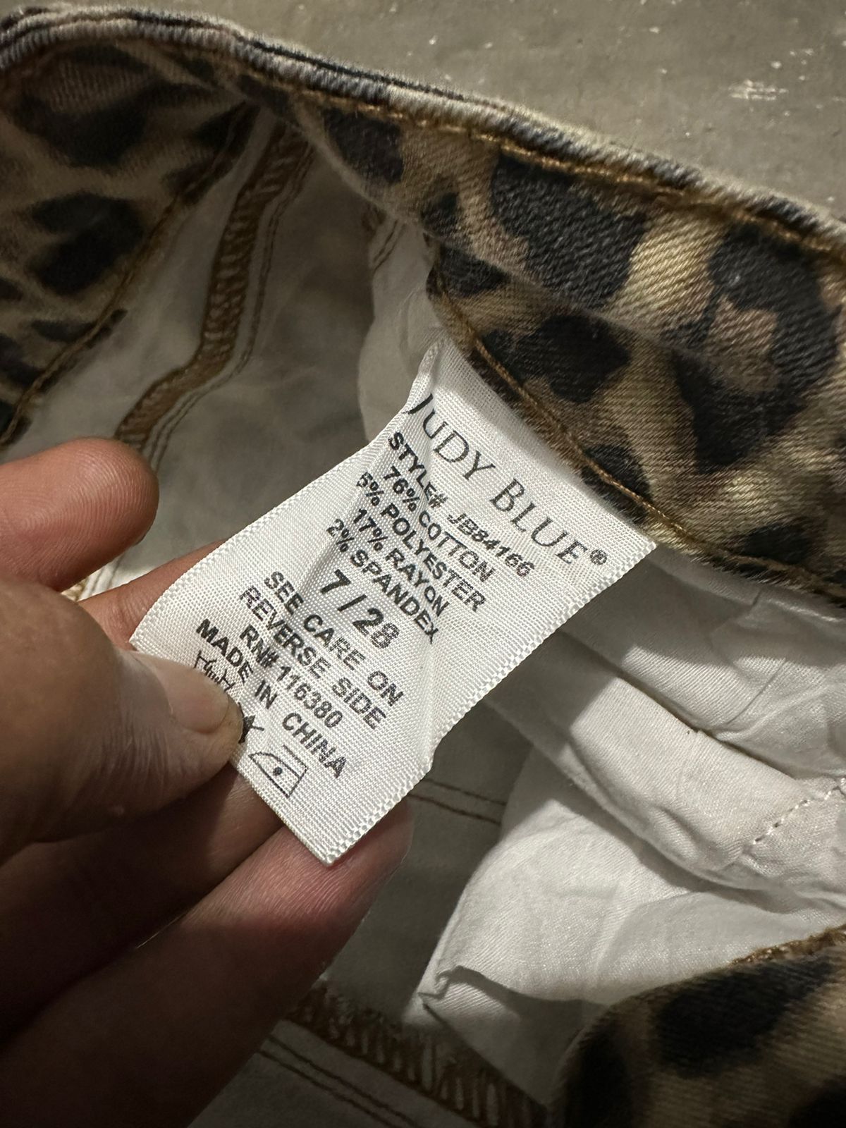 Other Judy Blue Super Flare Leopard Pants Size US 28 / EU 44 - 10 Thumbnail
