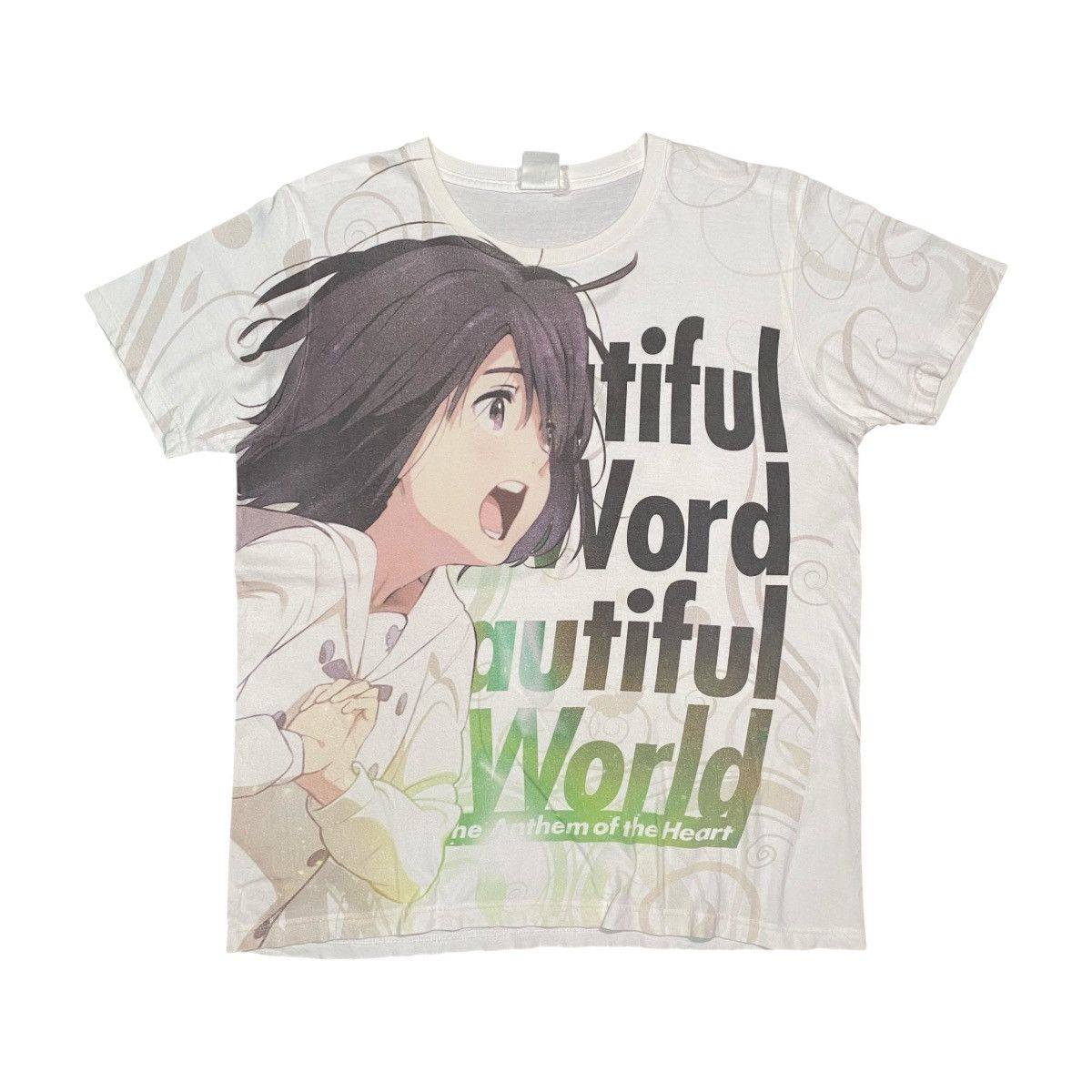 Anime Cospa Anthem of the Heart Anime Drama Film T Shirt Size US XL / EU 56 / 4 - 1 Thumbnail