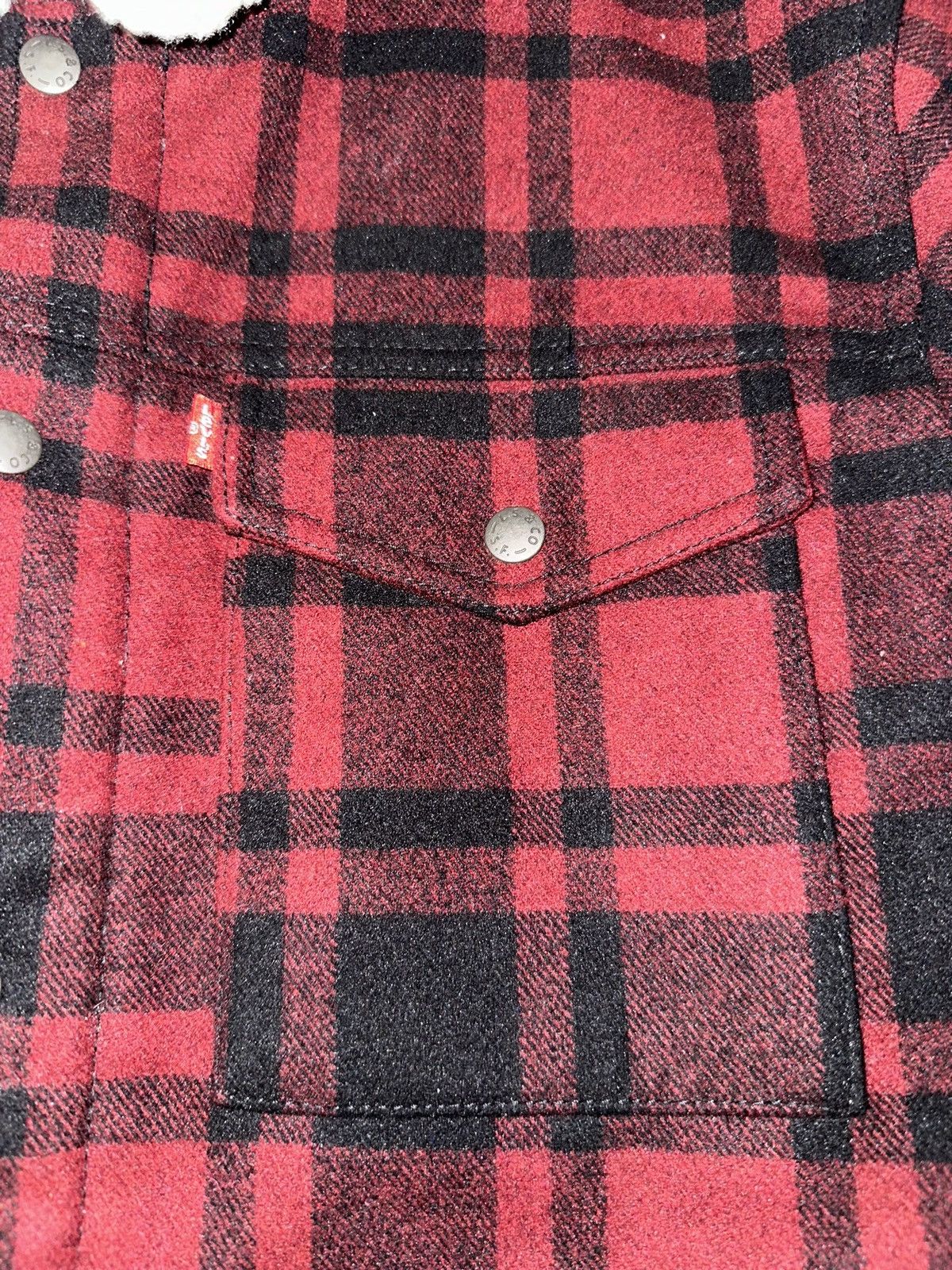 Levi's Levi’s Red flannel jacket Size US M / EU 48-50 / 2 - 3 Thumbnail