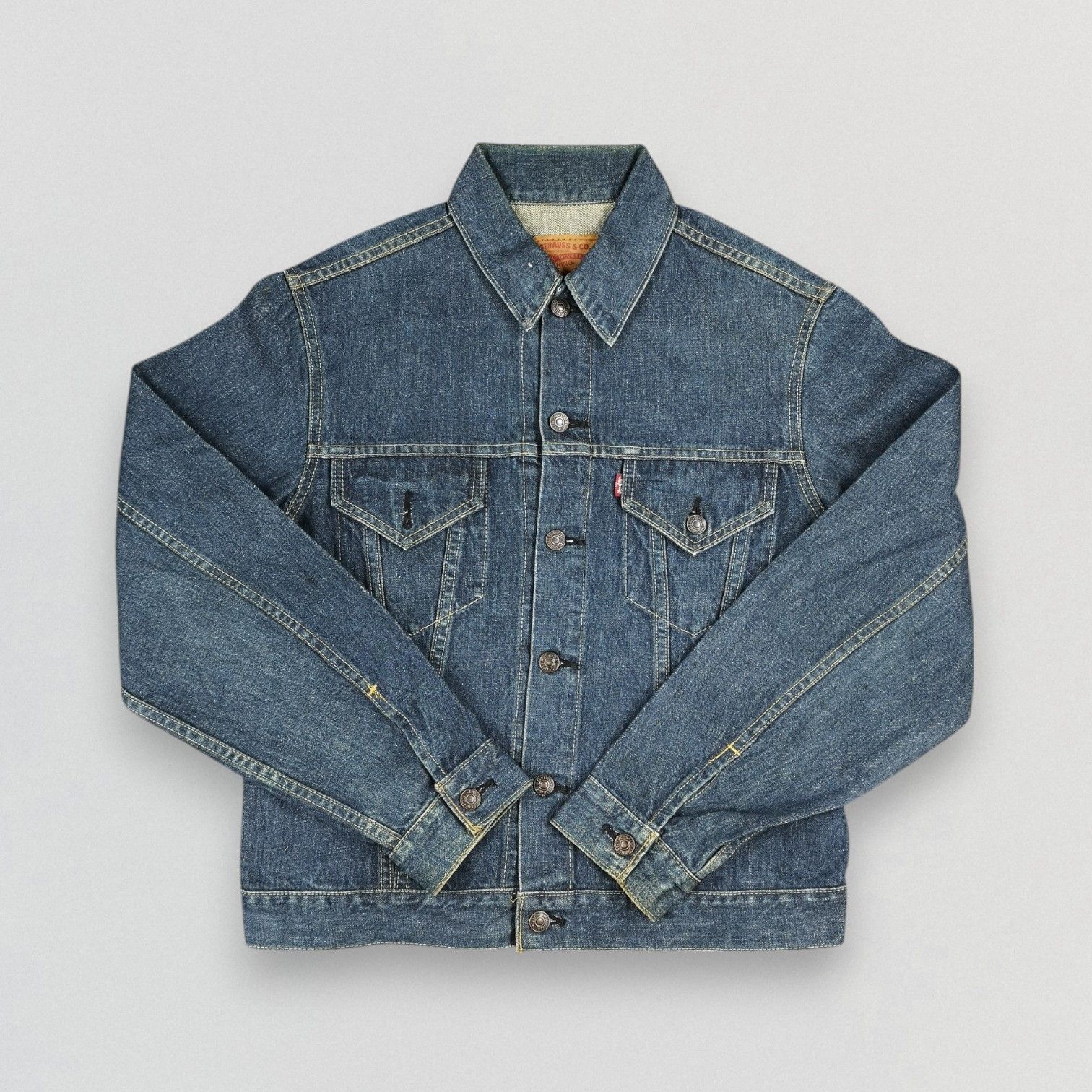 Levi's Vintage Levis Denim Blue Wash Trucker Jacket Size US M / EU 48-50 / 2 - 1 Thumbnail