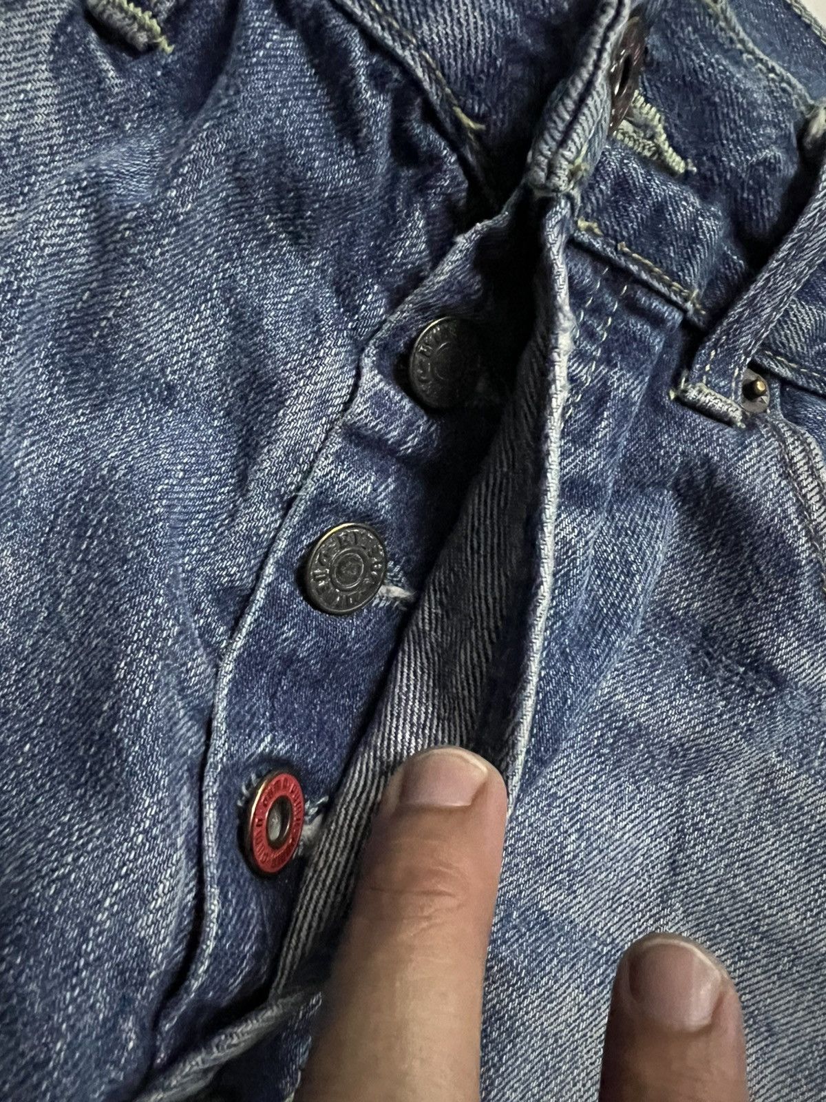 Evisu × Puma 💥90’s💥Vintage Evisu x Puma Distressed Ripped Jean Size US 34 / EU 50 - 17 Thumbnail