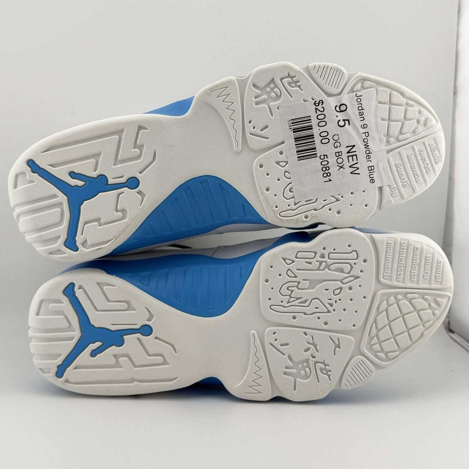 og box Air Jordan 9 Powder Blue 9.5 New OG Box FQ8992-101