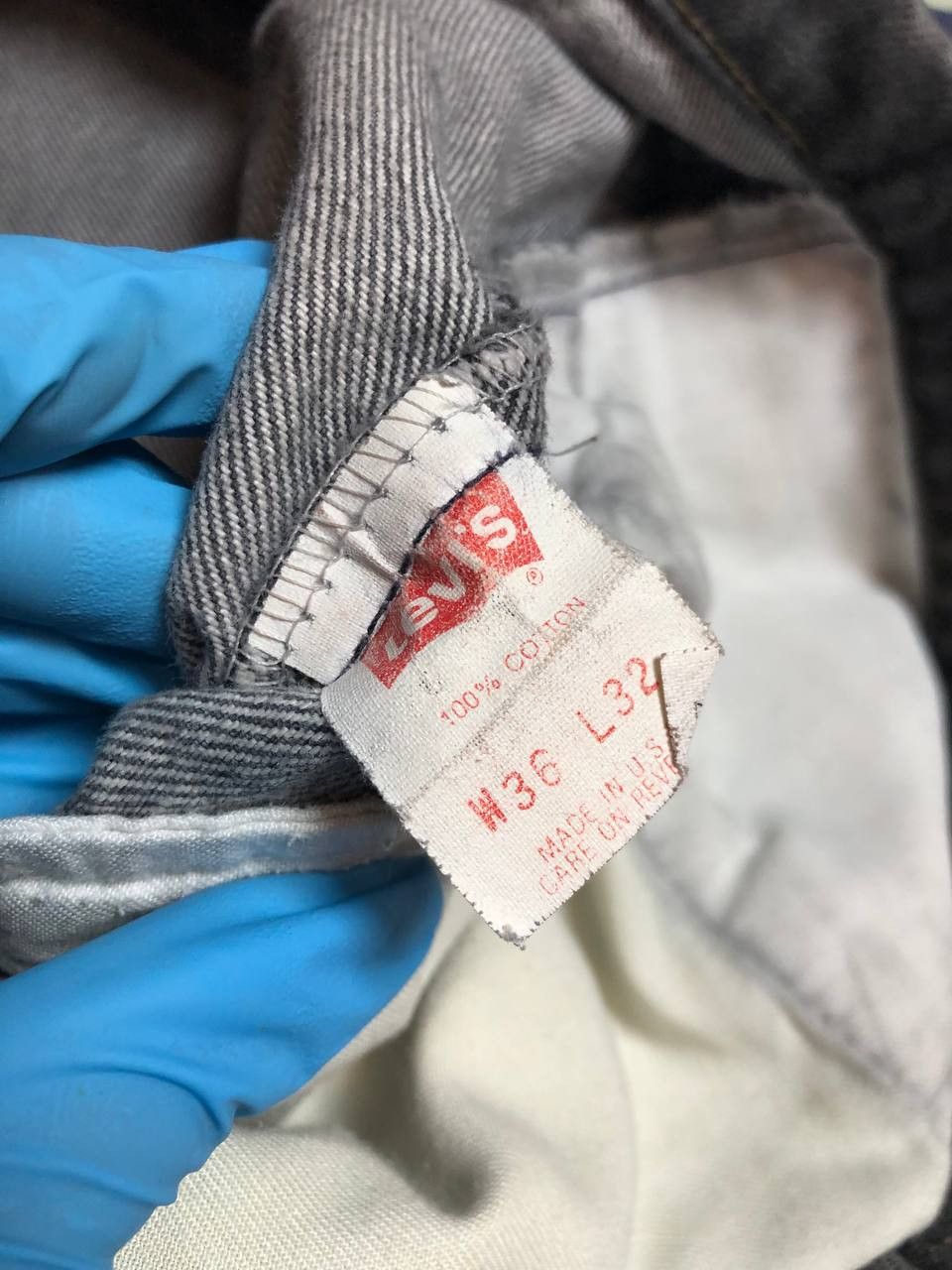 Levi's VINTAGE gray Levi's 505 100% cotton jeans STREETWEAR Size US 36 / EU 52 - 2 Thumbnail