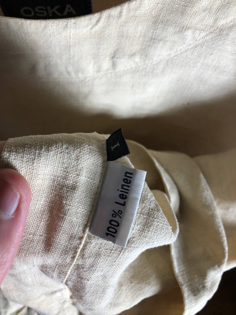 OSKA VINTAGE OSKA LINEN LONG SLEEVE JAPAN STYLE DESIGNER Y2K 90s Size M / US 6-8 / IT 42-44 - 5 Thumbnail