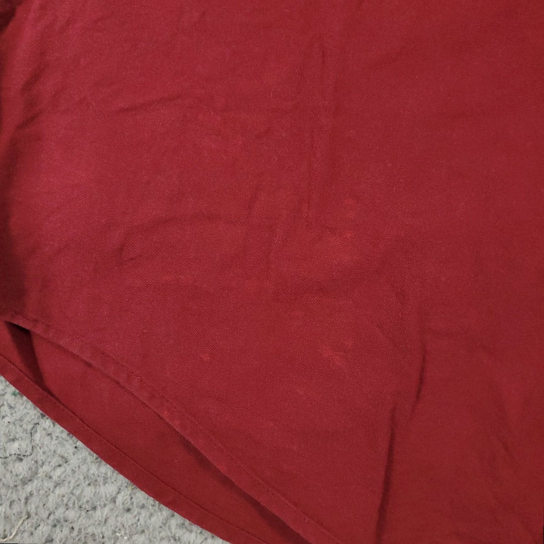 Tommy Hilfiger Tommy Hilfiger Shirt Mens Medium Red Short Sleeve Button-Up Collared Cotton Woven Regular Fit Classic American Mens Size US M / EU 48-50 / 2 - 2 Thumbnail