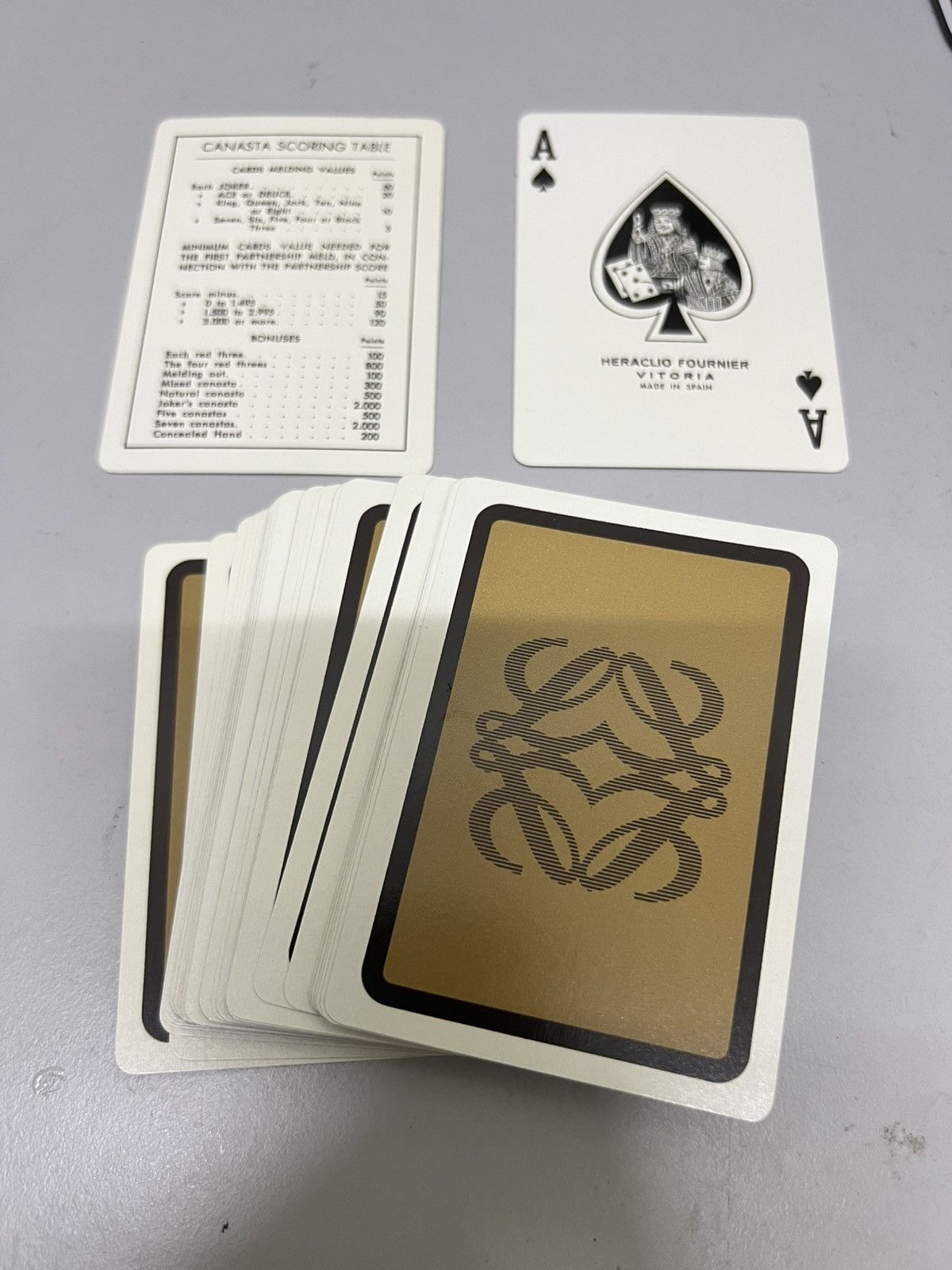 Loewe Loewe Playing Cards Deck Rare Card Size ONE SIZE - 1 Thumbnail