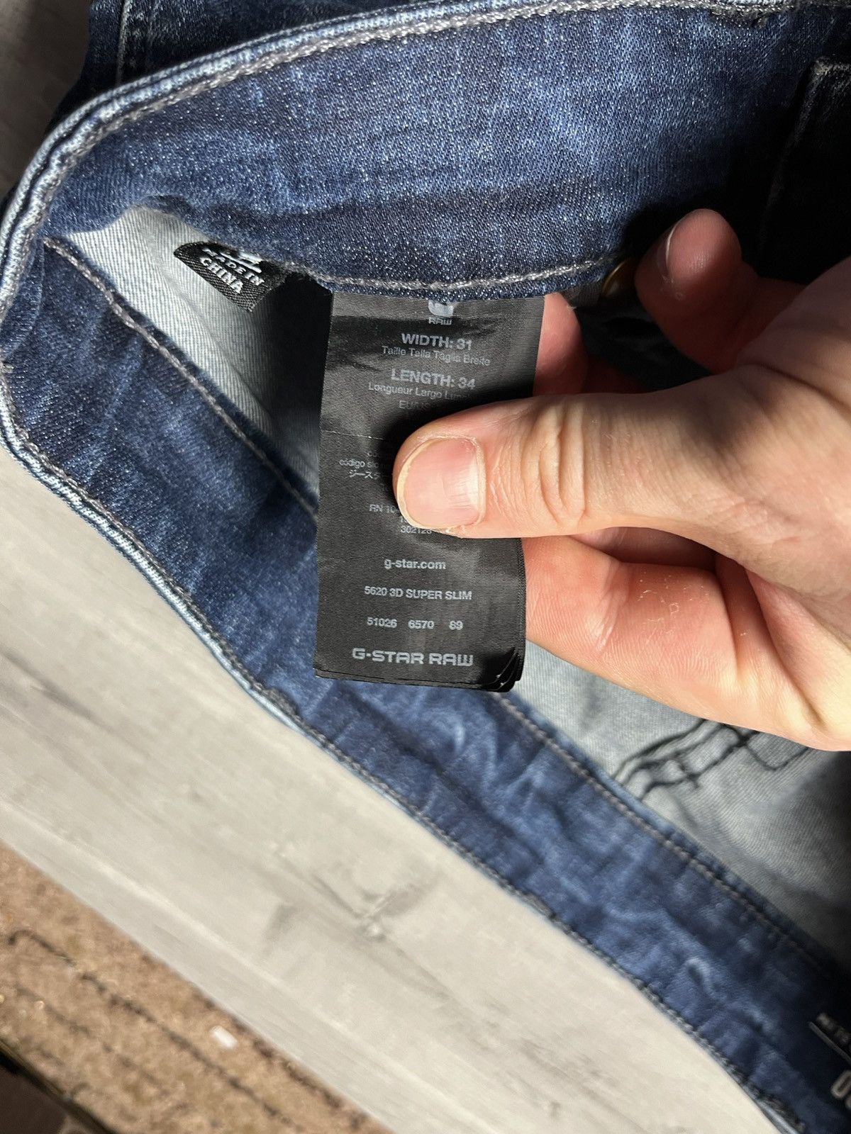 G-Star G star raw denim biker jeans 3D super slim size 31/34 Size US 31 - 4 Thumbnail