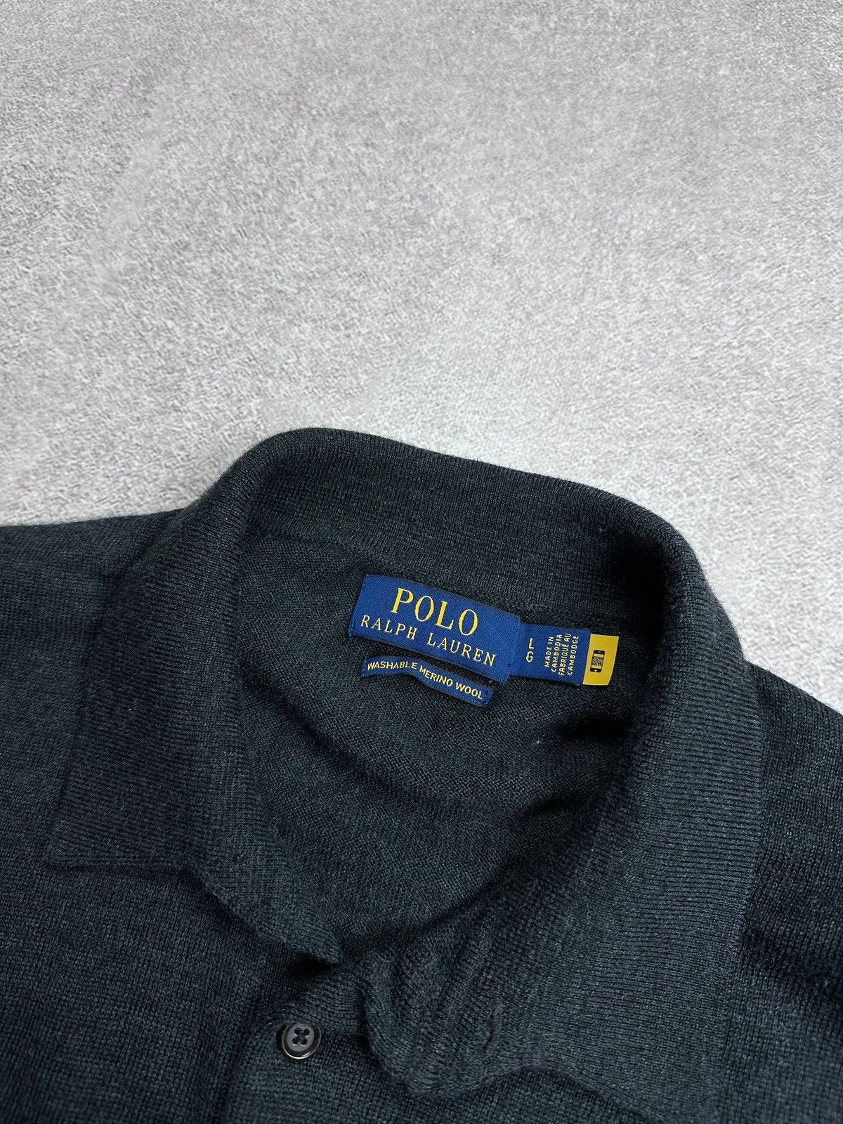 Polo Ralph Lauren Vintage Polo Ralph Lauren Knit Rugby Shirt Y2K L Size US L / EU 52-54 / 3 - 2 Thumbnail