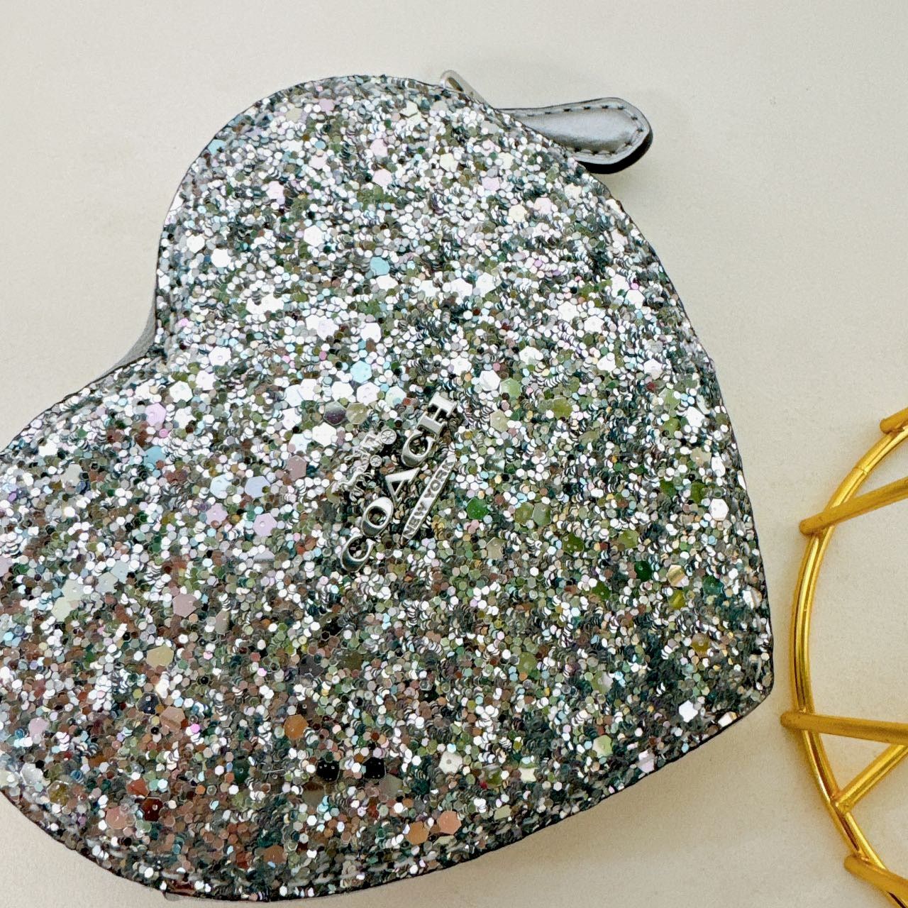 Coach Coach CQ167 Heart Coin Case IN Silver Size ONE SIZE - 6 Thumbnail