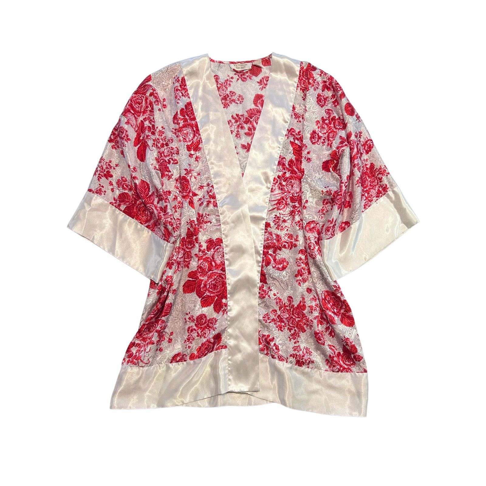 Victoria's Secret Vintage 90s Victoria’s Secret Floral Robe & Slip Dress Set M Size M / US 6-8 / IT 42-44 - 5 Thumbnail