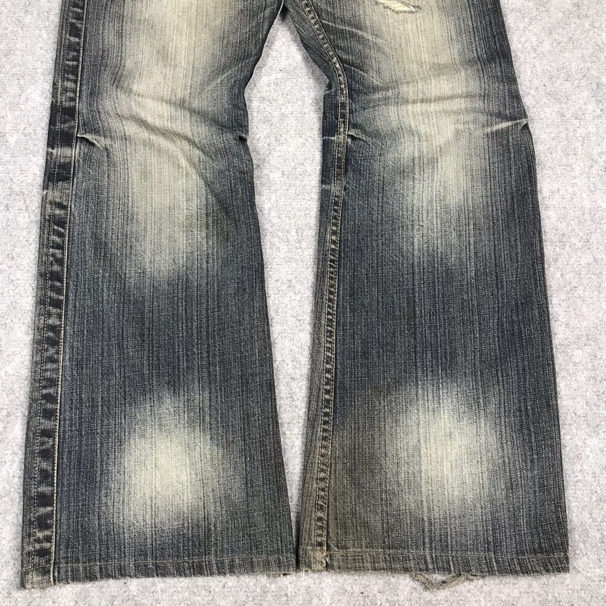14th Addiction × If Six Was Nine FLARED🔥BOOTCUT ALDELIO JAPAN DISTRESSED DENIM PANTS Size US 30 / EU 46 - 2 Thumbnail