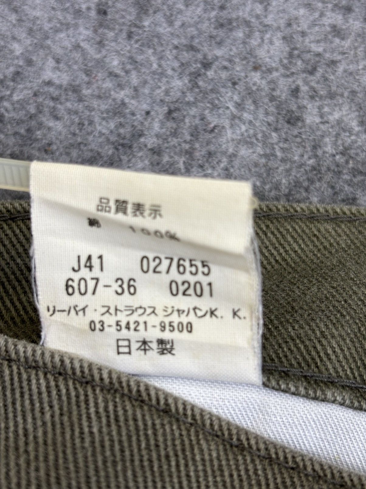 Levi's Vintage y2k Levis 607 Japan Made Orange Tab Denim F735 Size US 34 / EU 50 - 15 Thumbnail