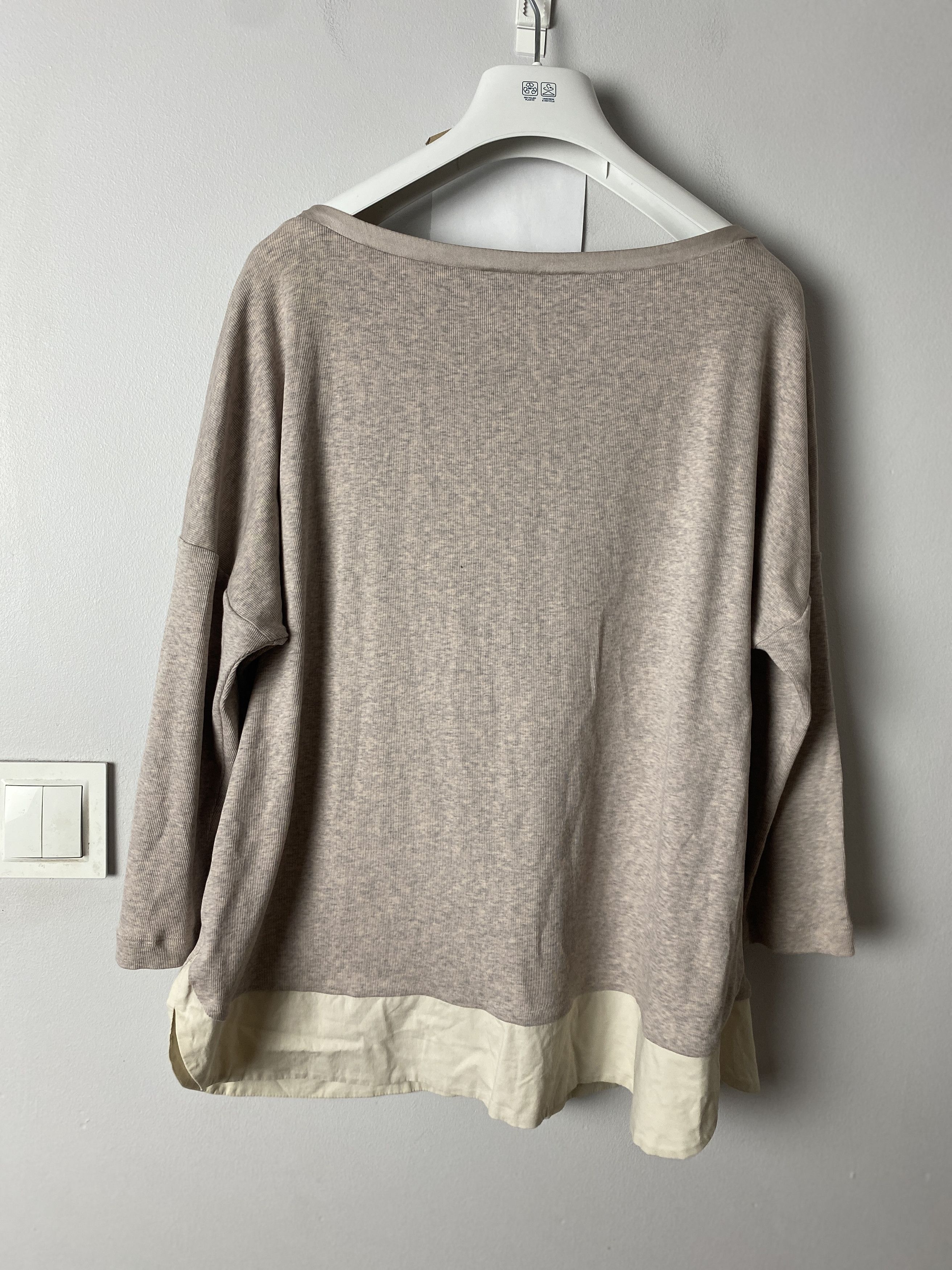 Fabiana Filippi Fabiana Filippi cotton lycra long sleeve t-shirt tee Size L / US 10 / IT 46 - 6 Thumbnail